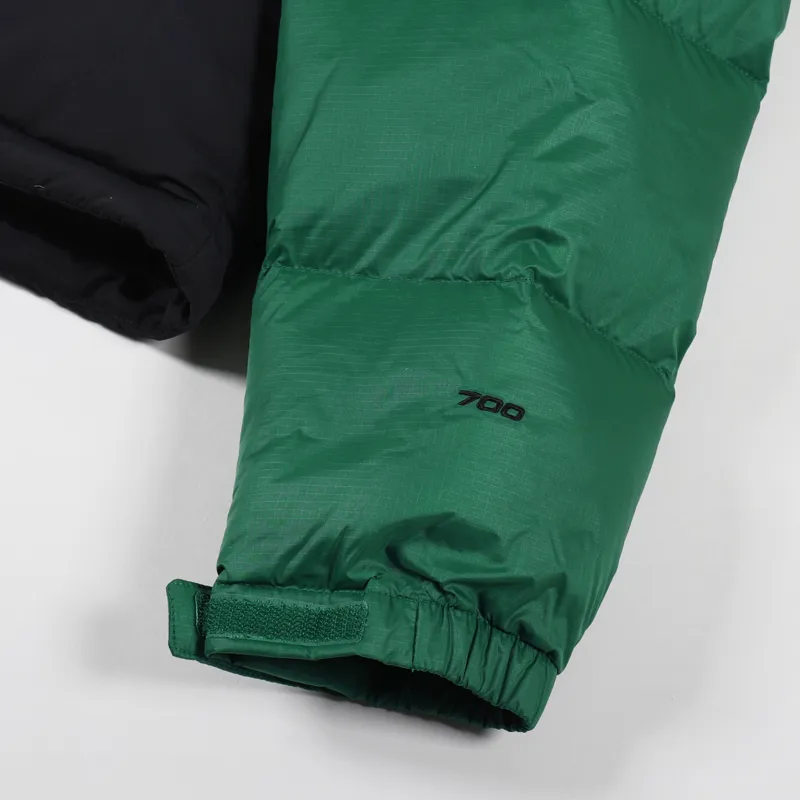 The North Face Mens Steep Tech Down Anorak Olive Evergreen Black