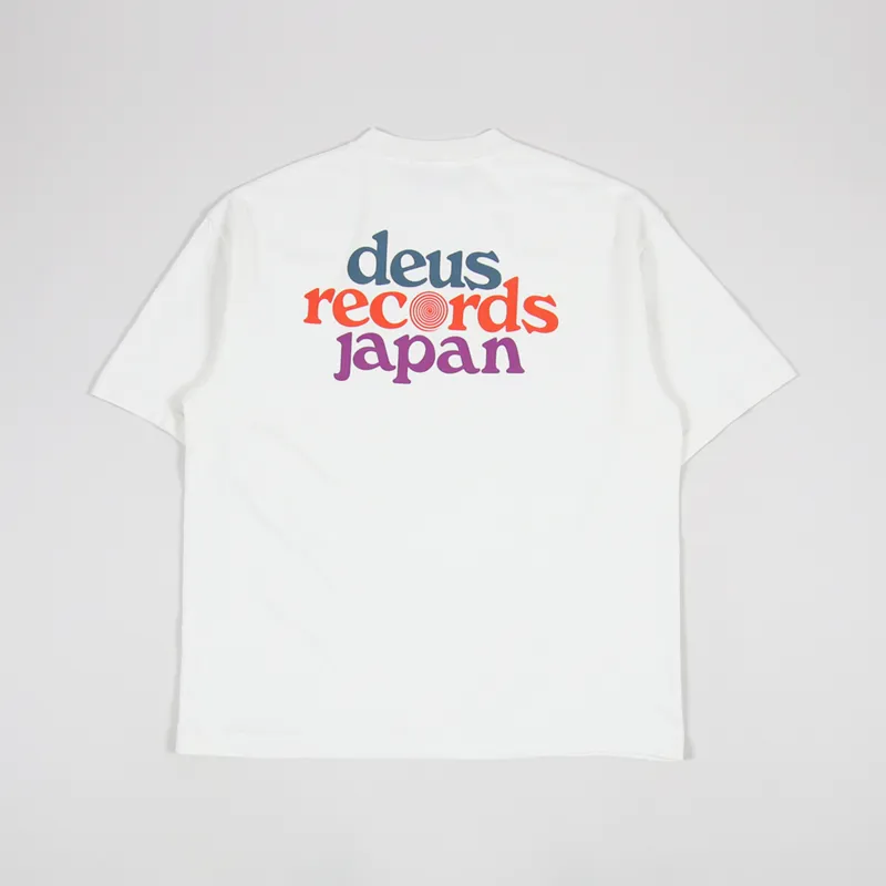 Deus Ex Machina Strata T Shirt Vintage White