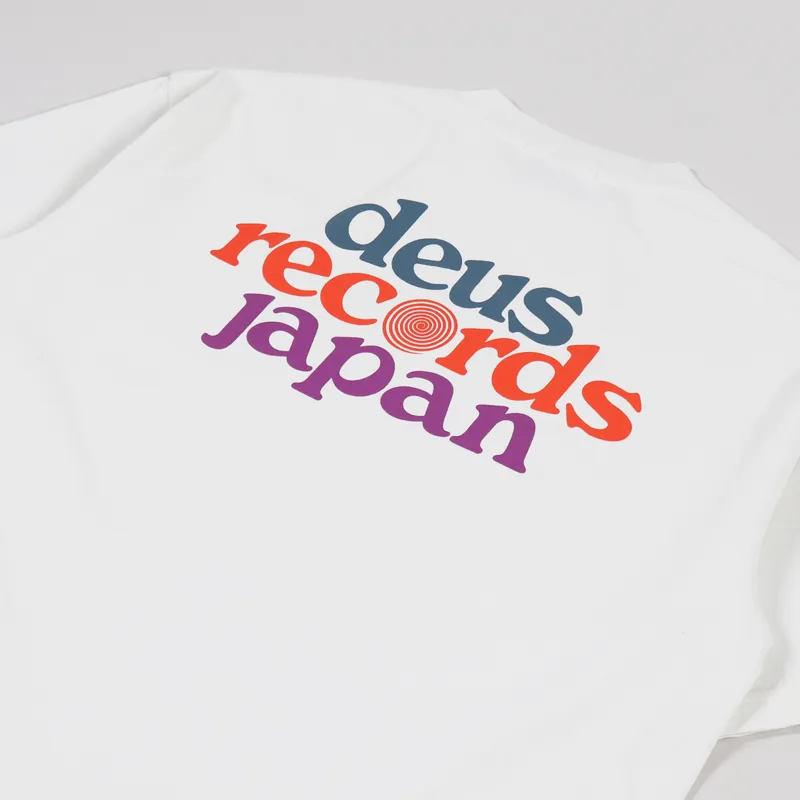 Deus Ex Machina Strata T Shirt Vintage White-2