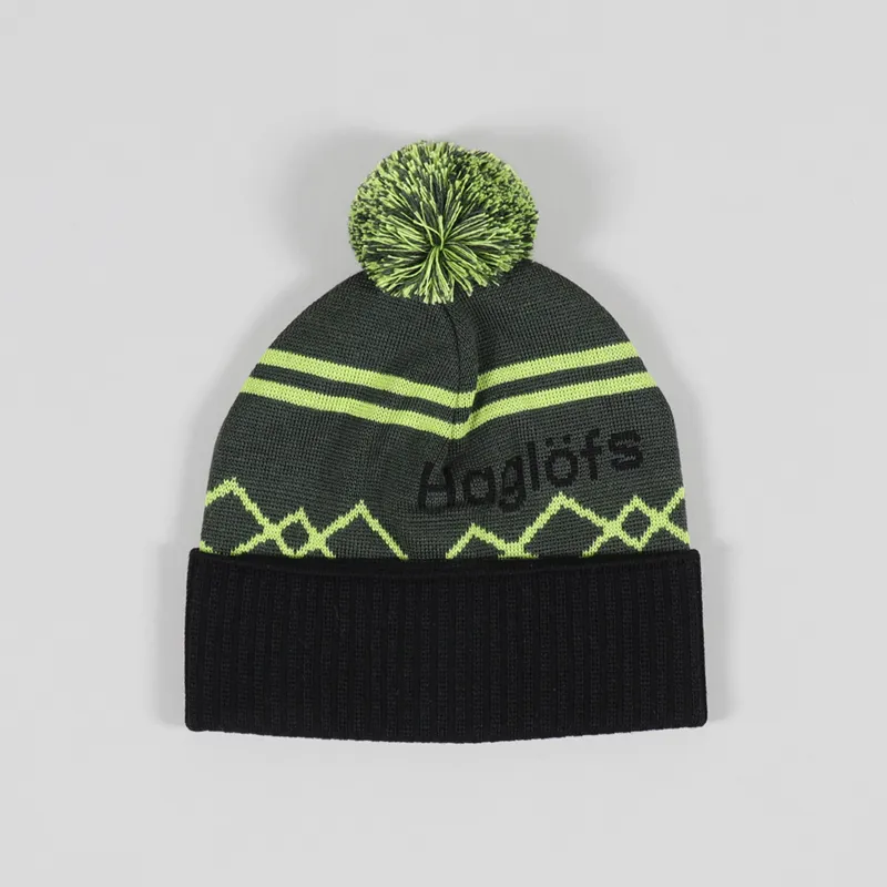 Haglofs Stipe Beanie Fjell Green True Black