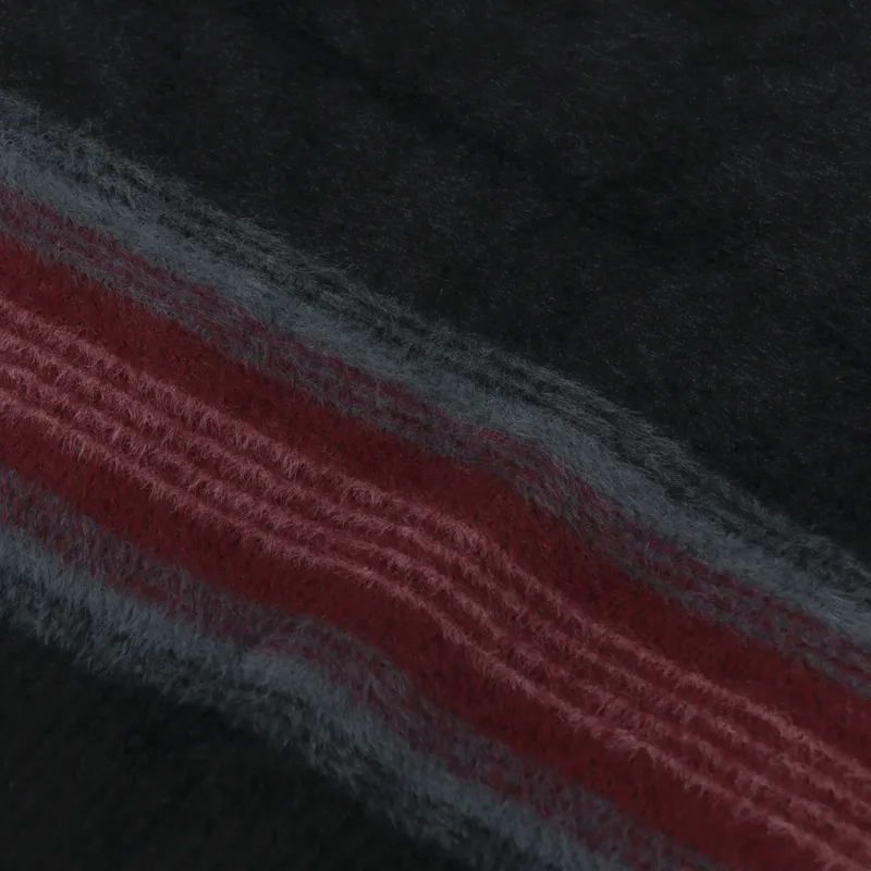 Stussy Stripe Shaggy Cardigan Black-5