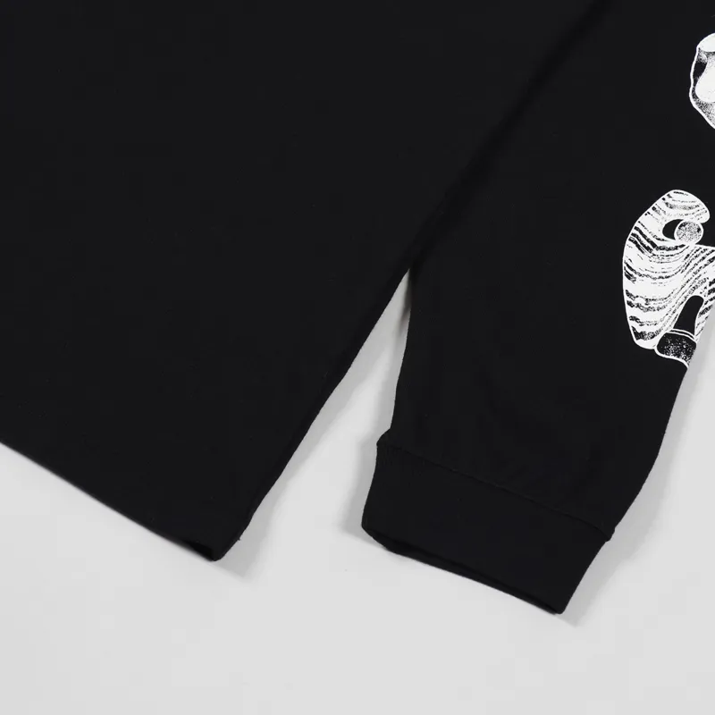 Edwin Strange Objects Long Sleeve T Shirt Black-4