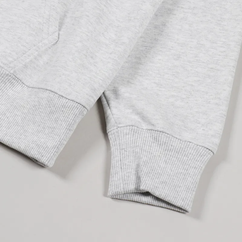 Stussy Copyright Applique Hoodie Ash Heather-3