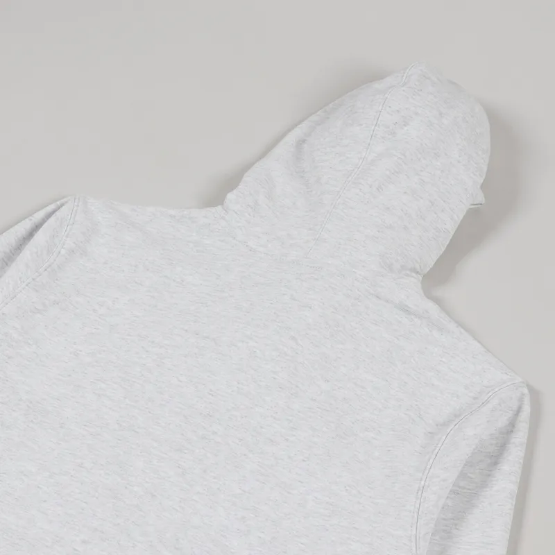 Stussy Copyright Applique Hoodie Ash Heather-5