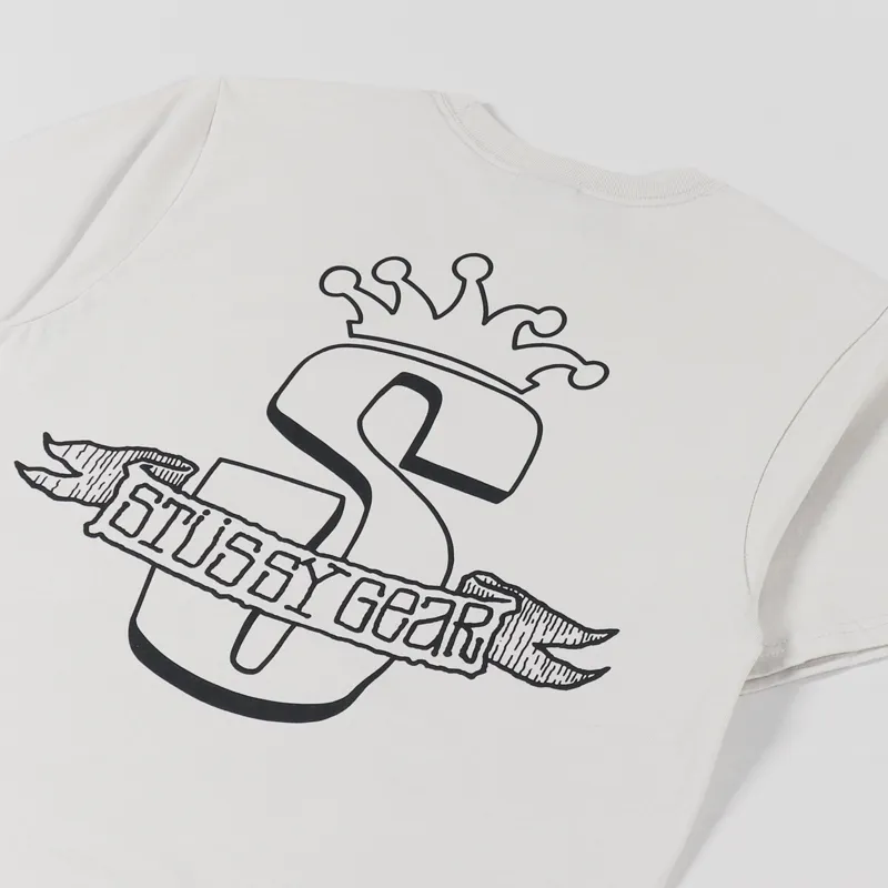 Stussy Gear Banner T Shirt Smoke