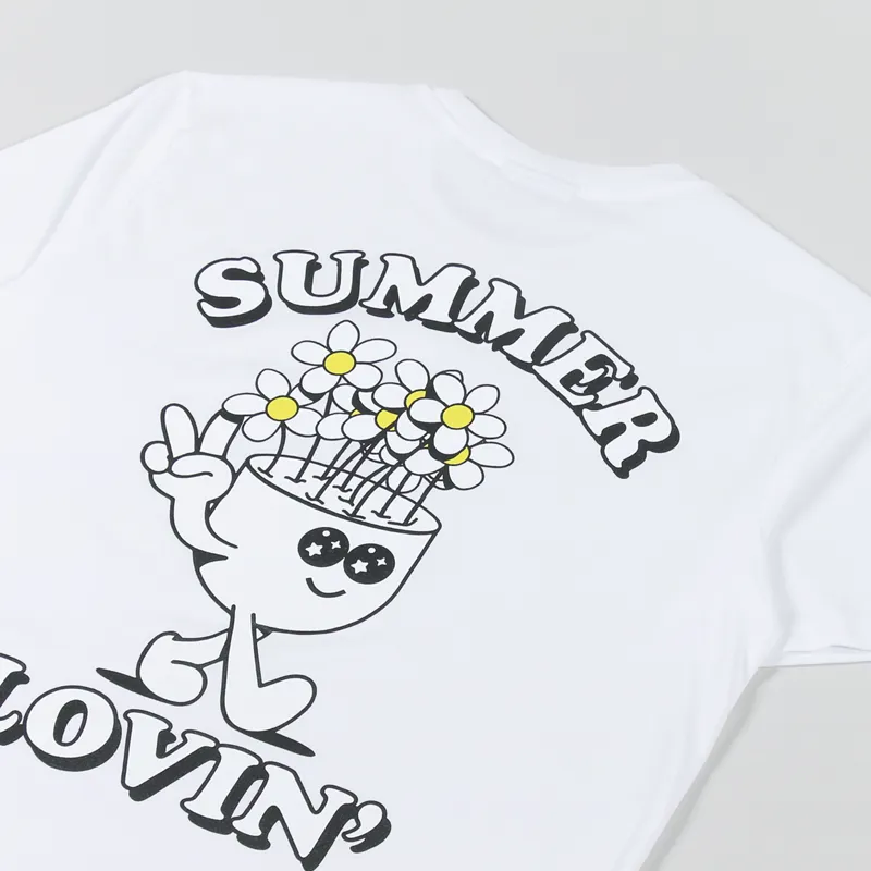 Working Class Heroes Summer Lovin T Shirt White-2