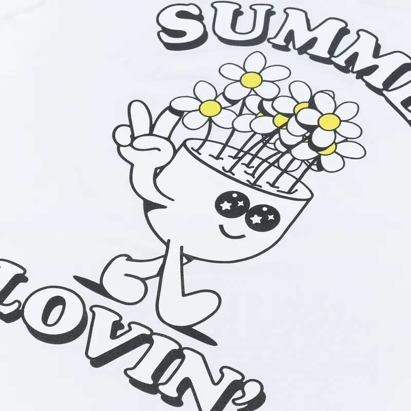 Working Class Heroes Summer Lovin T Shirt White-4