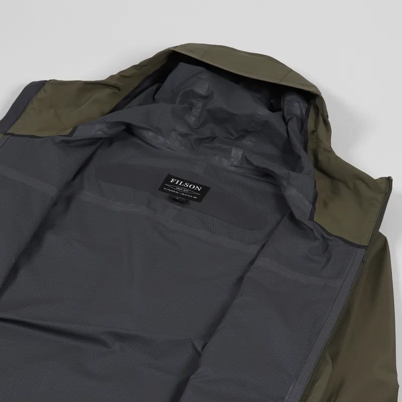 Filson Swiftwater Rain Jacket Field Olive-4
