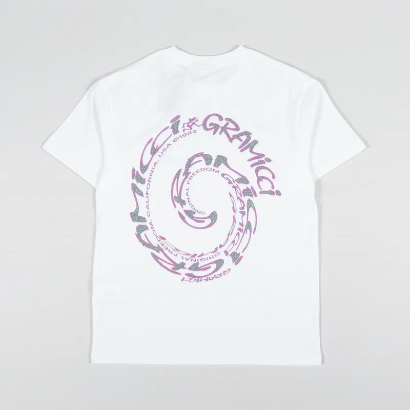 Gramicci Swirl T Shirt White