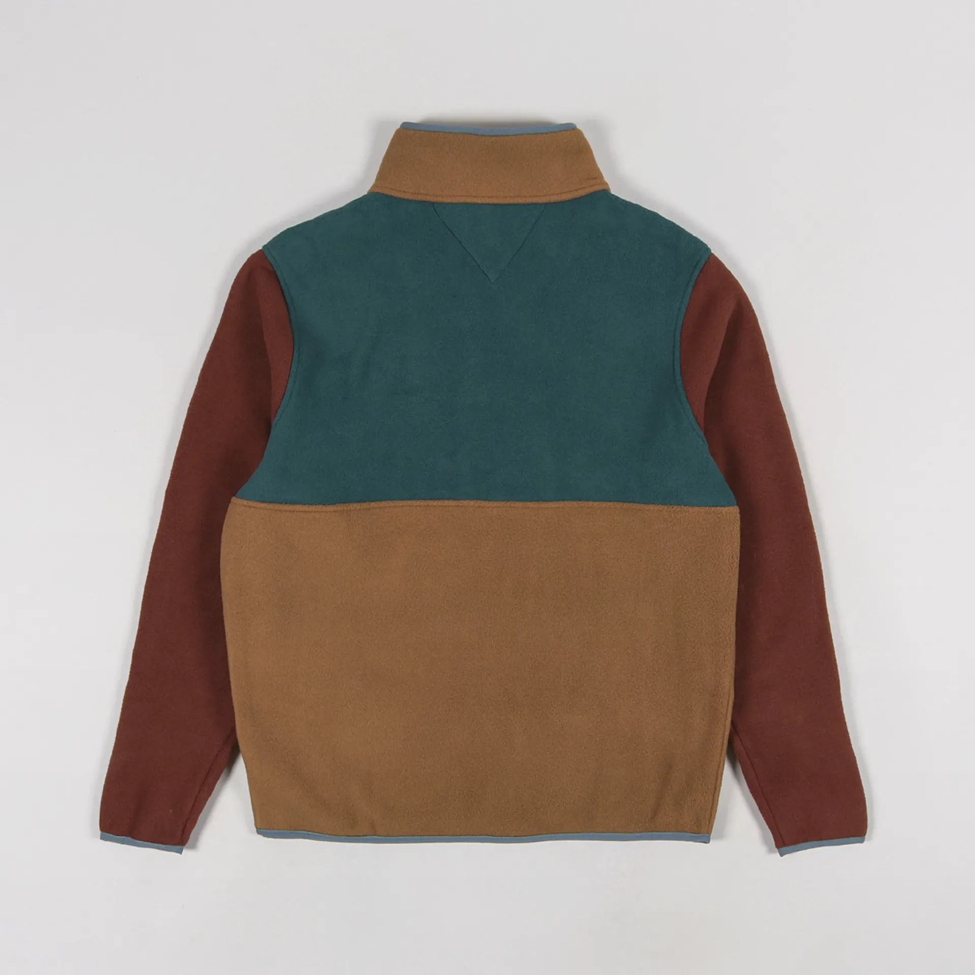 Patagonia Mens Recycled Synchilla Fleece Anorak Bear Brown Jacket