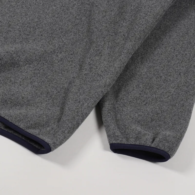Patagonia Synchilla Snap-T Fleece Pullover Nickel Grey Navy Blue
