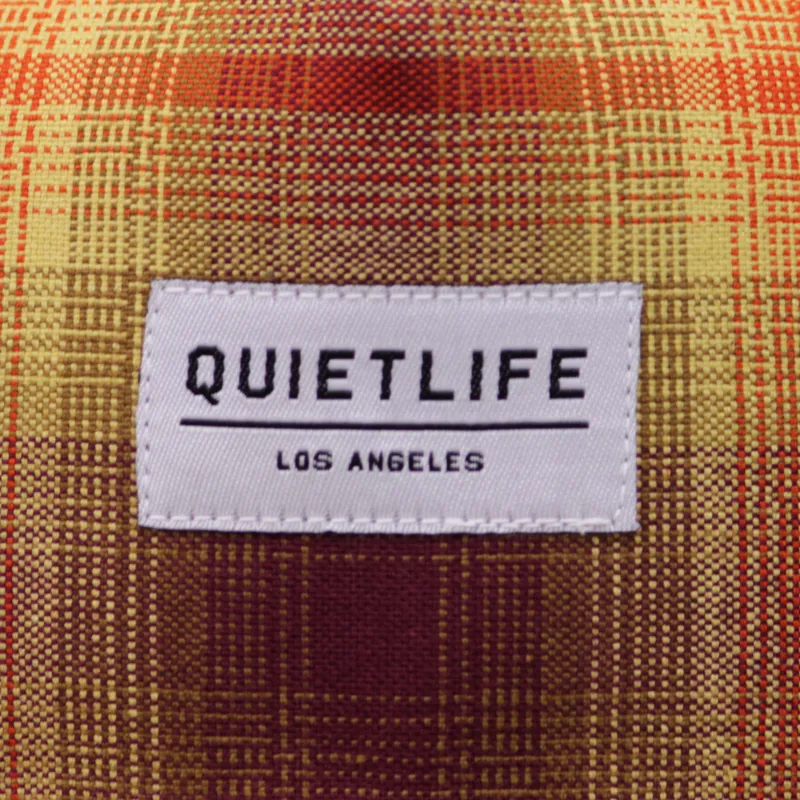 The Quiet Life Snapback Cap - Plaid and Brown Suede-2