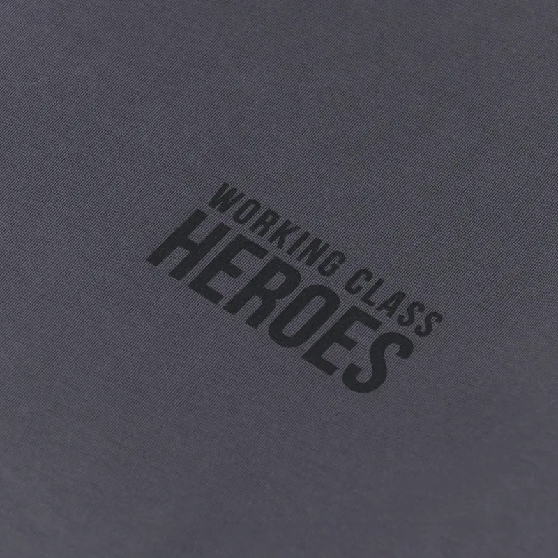 Working Class Heroes x CALM Tape T Shirt Anthracite-5