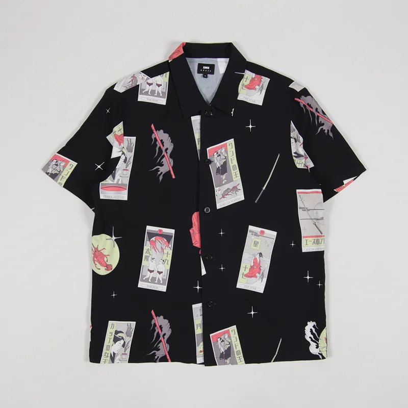 Edwin Tarot Deck Shirt Black