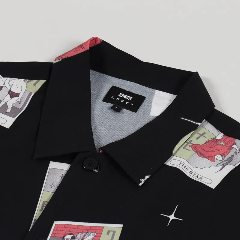 Edwin Tarot Deck Shirt Black-5
