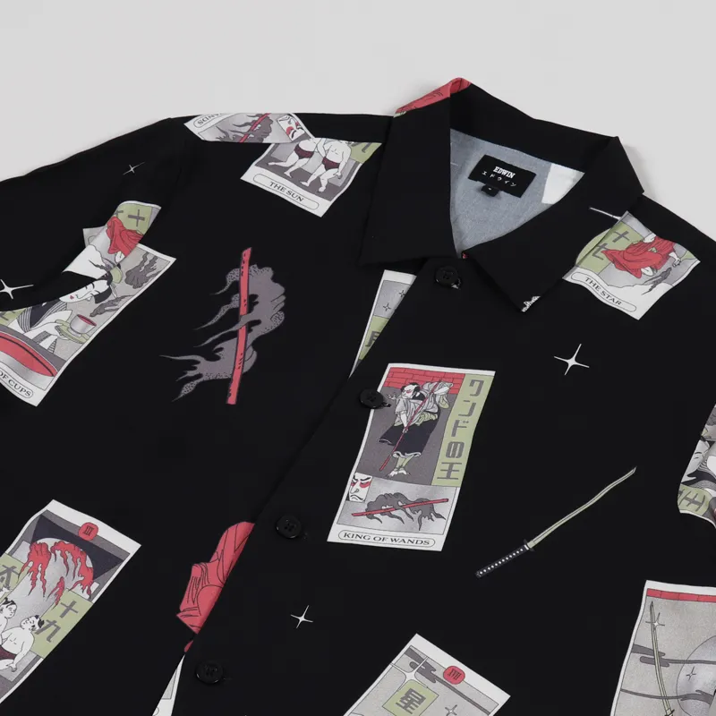 Edwin Tarot Deck Shirt Black-1