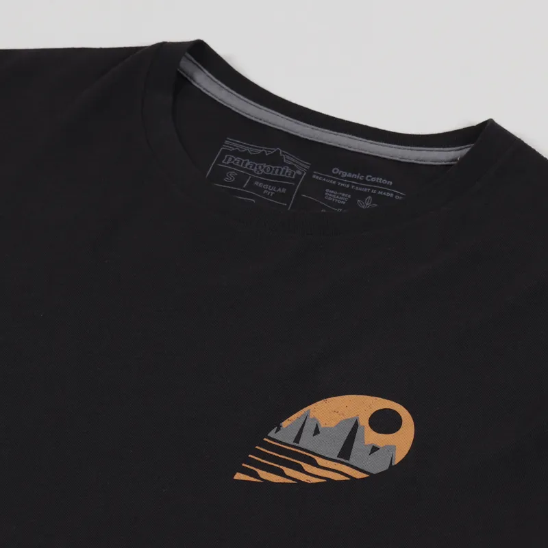 Patagonia Tube View Organic T Shirt Black-5