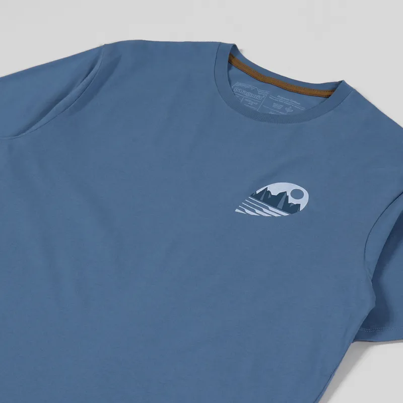 Patagonia Tube View Organic T Shirt Pigeon Blue-3