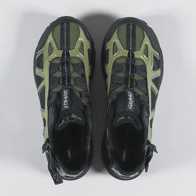 Gramicci X Salomon Techsonic Shoes Mayfly Black Monument-1