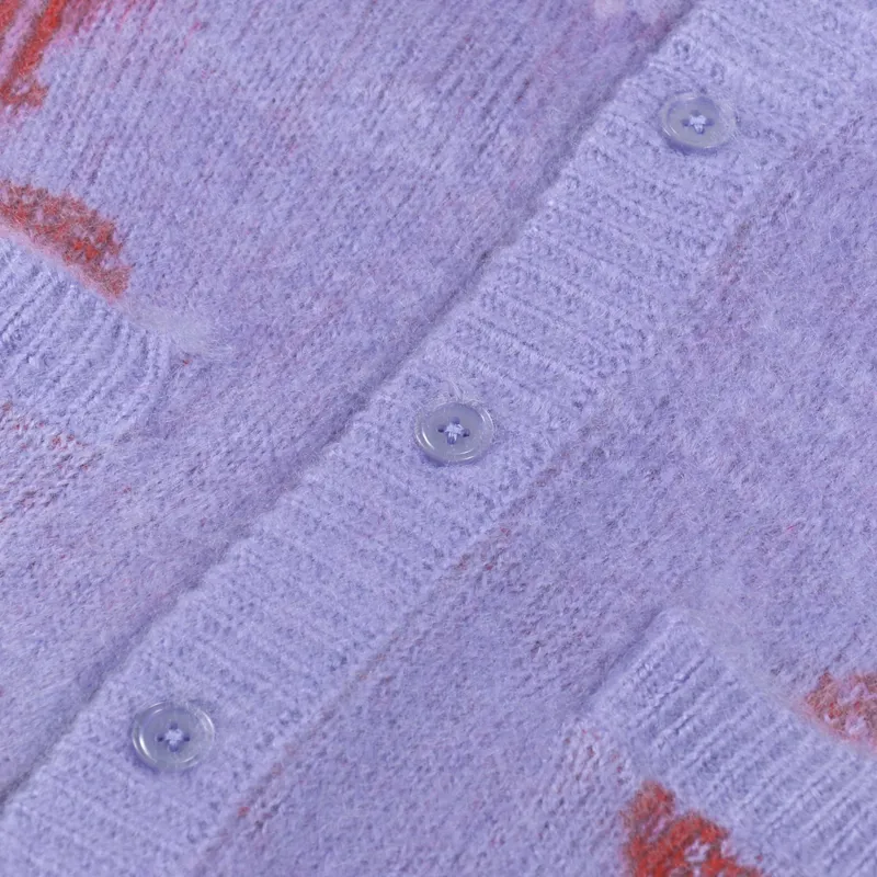 Obey Temple Cardigan Digital Violet-7