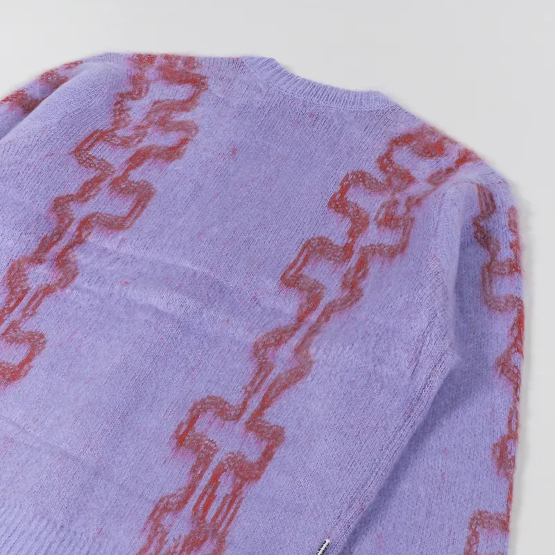 Obey Temple Cardigan Digital Violet-5