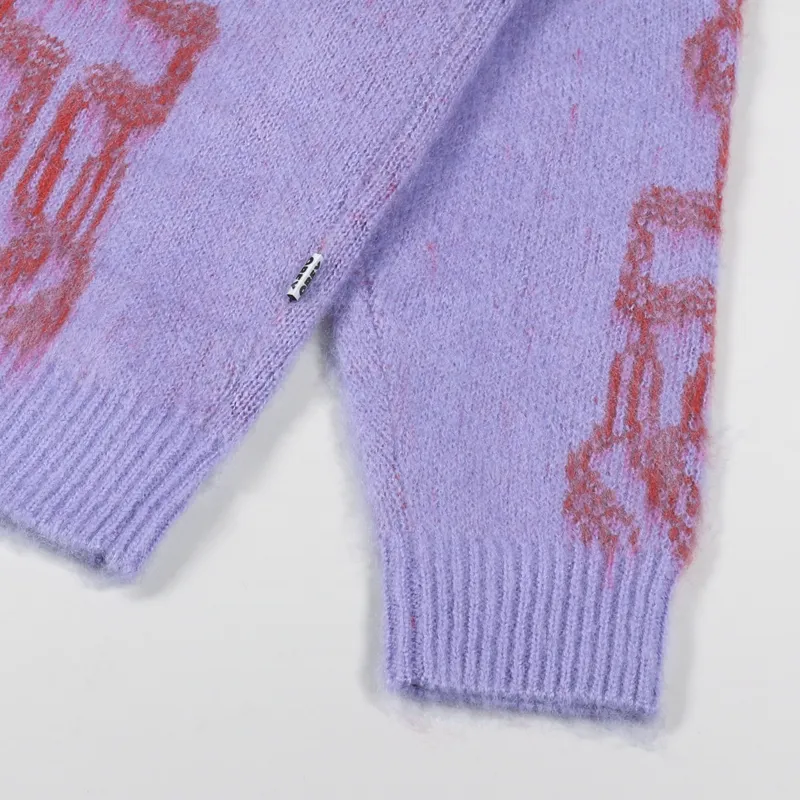 Obey Temple Cardigan Digital Violet-8