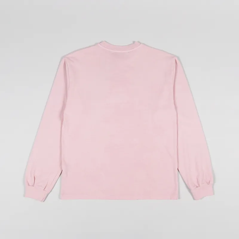 Aries Temple Long Sleeve T Shirt Pink-1