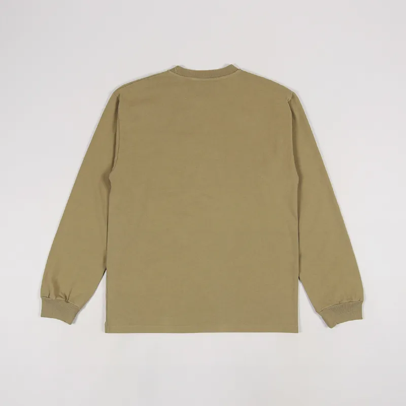 Aries Temple Long Sleeve T Shirt Olive-1