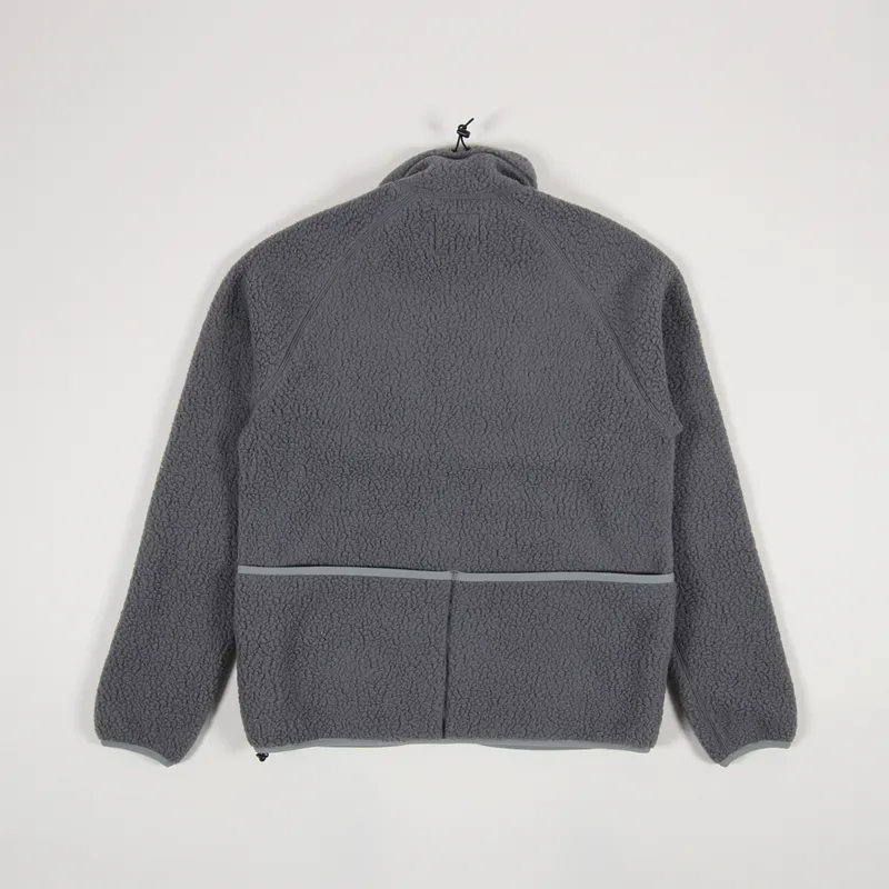 Snow Peak Thermal Boa Fleece Jacket Grey-2