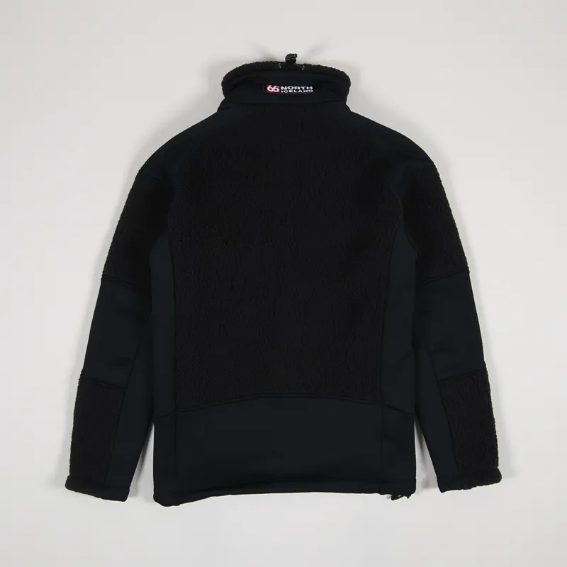66 North Tindur Technical Shearling Jacket Black-2