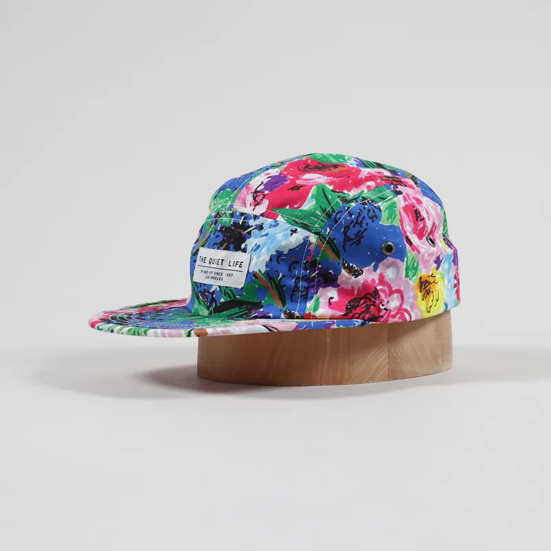 The Quiet Life Take A Break 5 Panel Camper Hat Floral