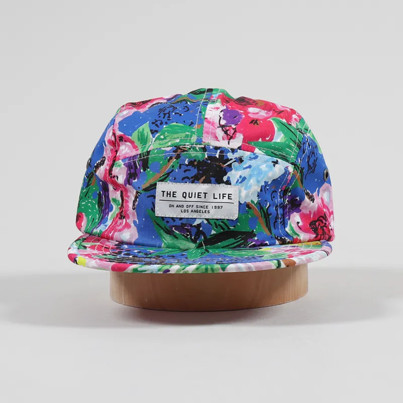 The Quiet Life Take A Break 5 Panel Camper Hat Floral-2