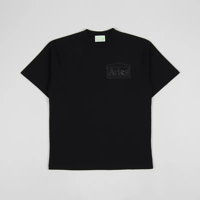 Aries Temple T Shirt Black