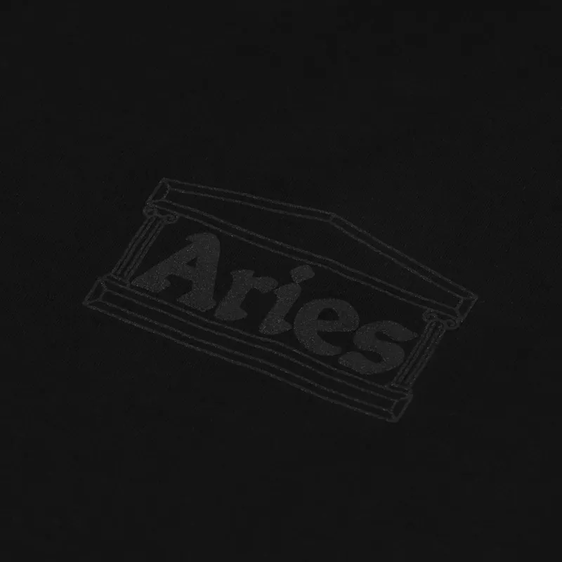 Aries Temple T Shirt Black-1