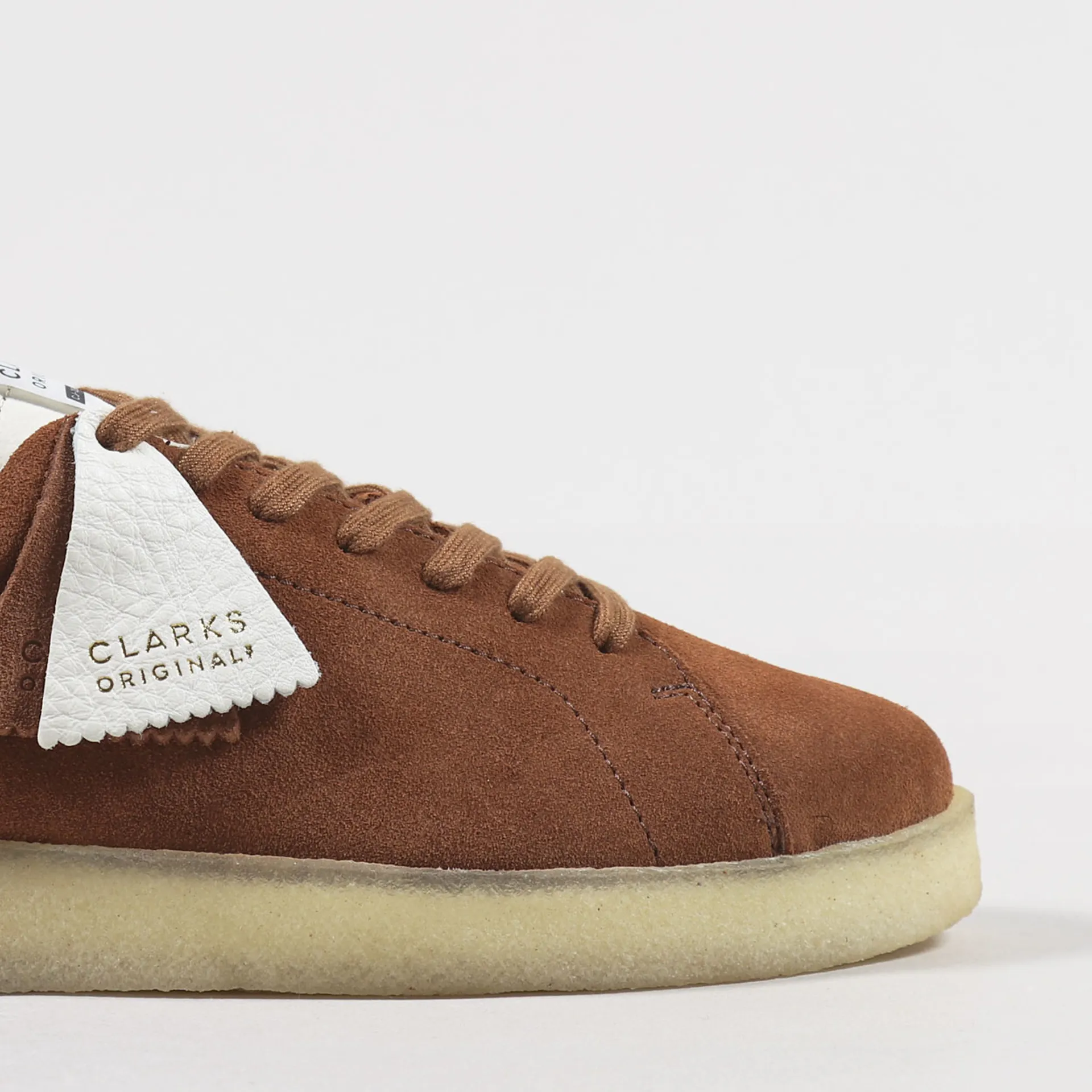 Clarks Originals Mens Tennis Tormatch Shoes Dark Tan Suede