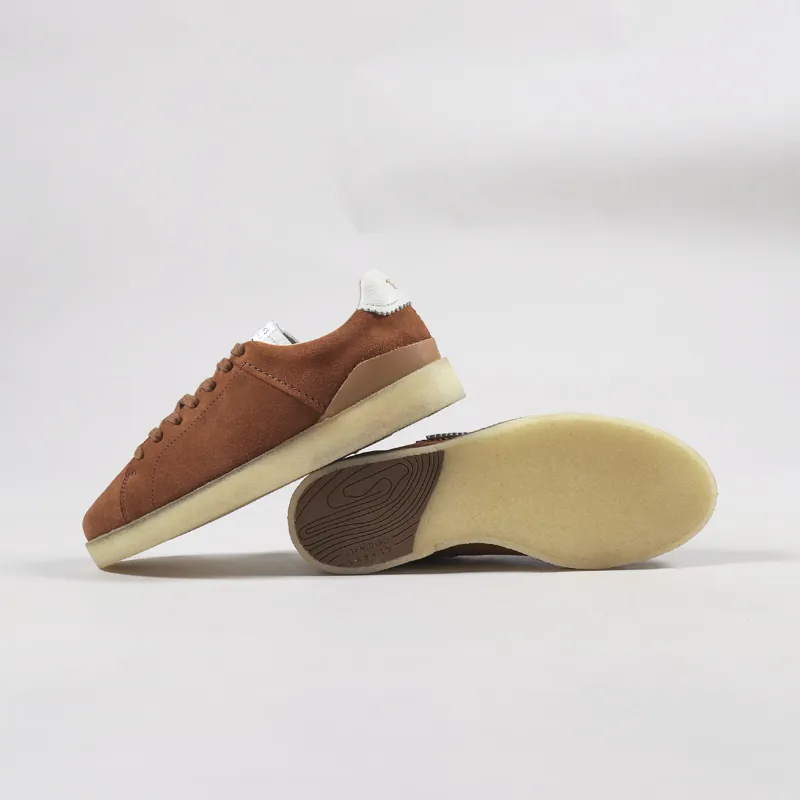 Clarks Originals Tormatch Shoes Dark Tan Suede-1