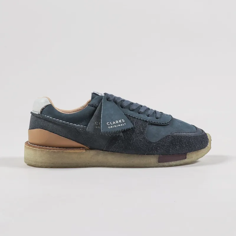 Clarks Originals Torrun Shoes Blue Combi-4