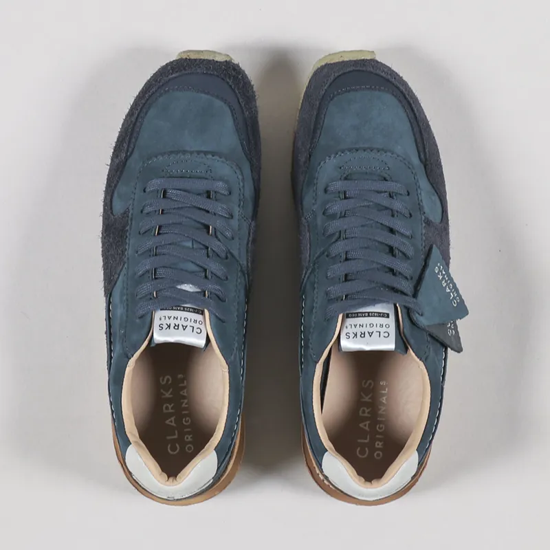 Clarks Originals Torrun Shoes Blue Combi-3