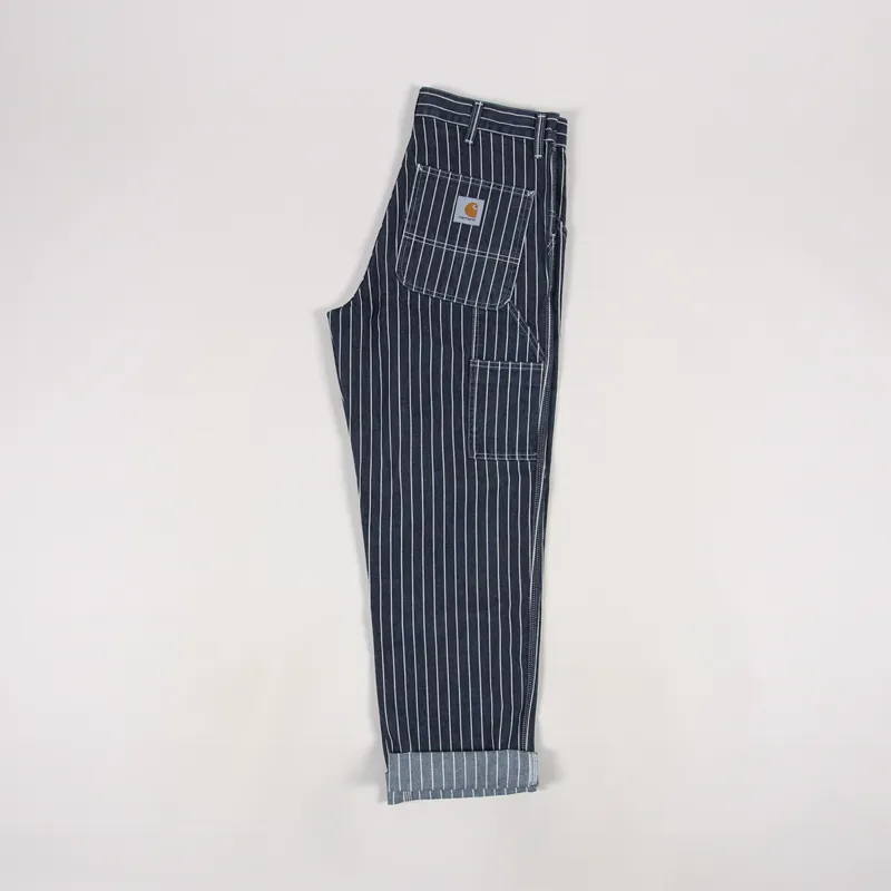 Carhartt WIP Mens Trade Single Knee Pants Dark Navy Wax