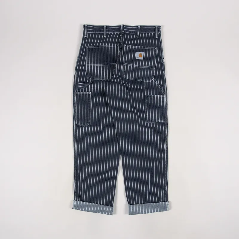 Carhartt WIP Mens Trade Single Knee Pants Dark Navy Wax