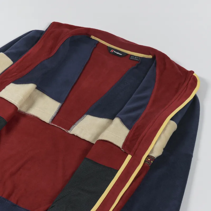 Berghaus Tramantana 91 Fleece Jacket Red Blue-5