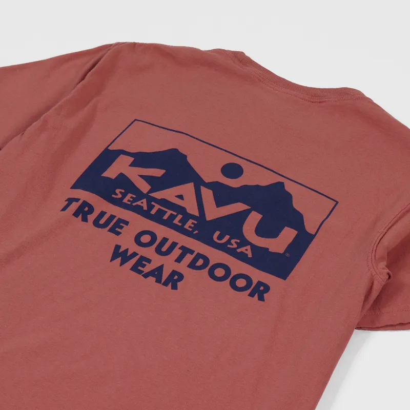 Kavu True T Shirt Faded Red-2