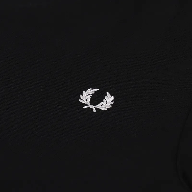 Fred Perry Long Sleeve Twin Tipped T Shirt Black-3