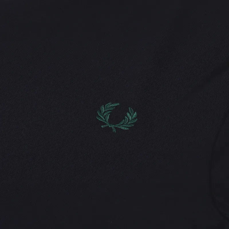 Fred Perry Long Sleeve Twin Tipped T Shirt Navy-3