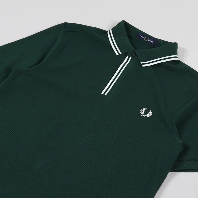 Fred Perry Tipped Placket Polo Shirt Ivy-1