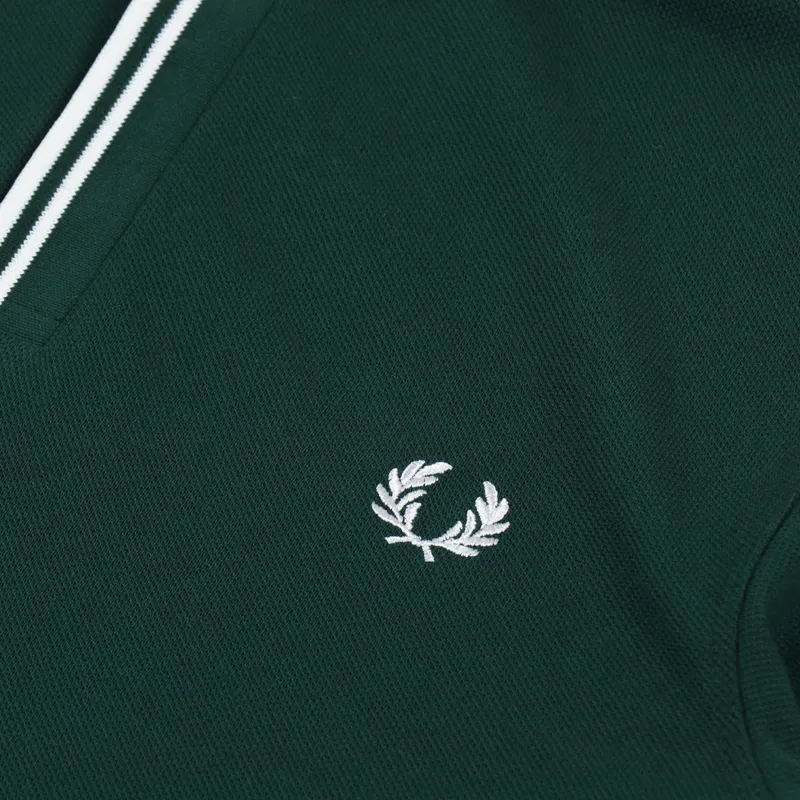 Fred Perry Tipped Placket Polo Shirt Ivy-3