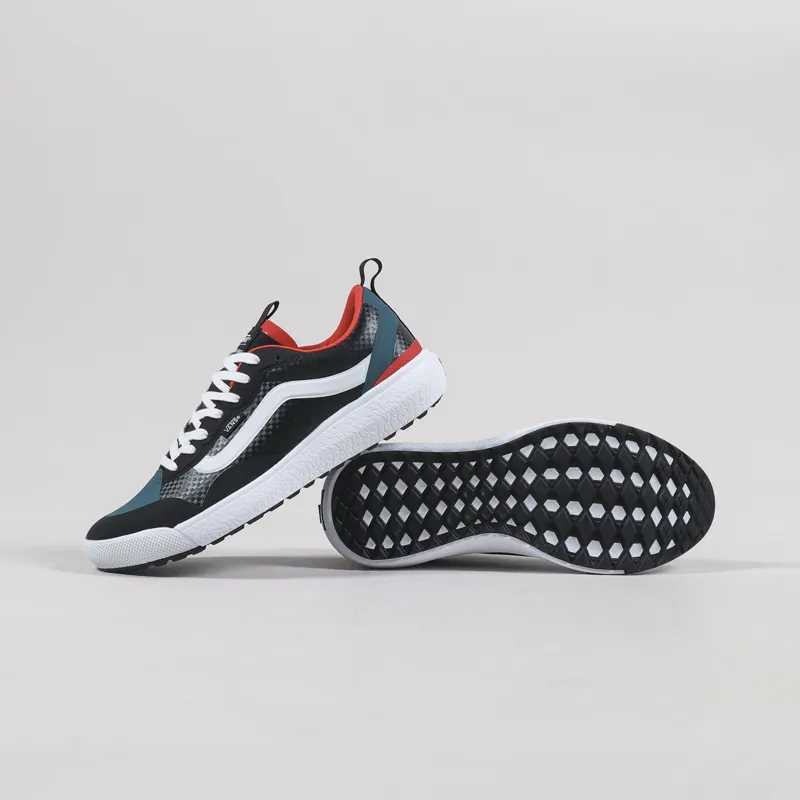 Vans UltraRange Exo Shoes Carbon Black Electric Orange-1
