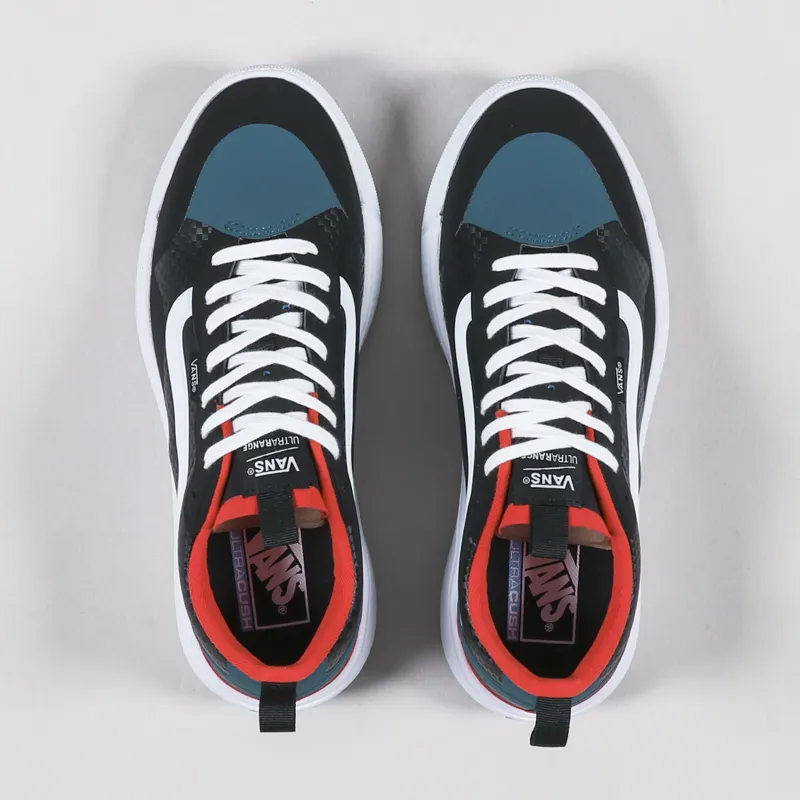 Vans UltraRange Exo Shoes Carbon Black Electric Orange-3