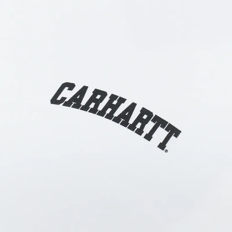 Carhartt WIP University Script T Shirt White Black-1