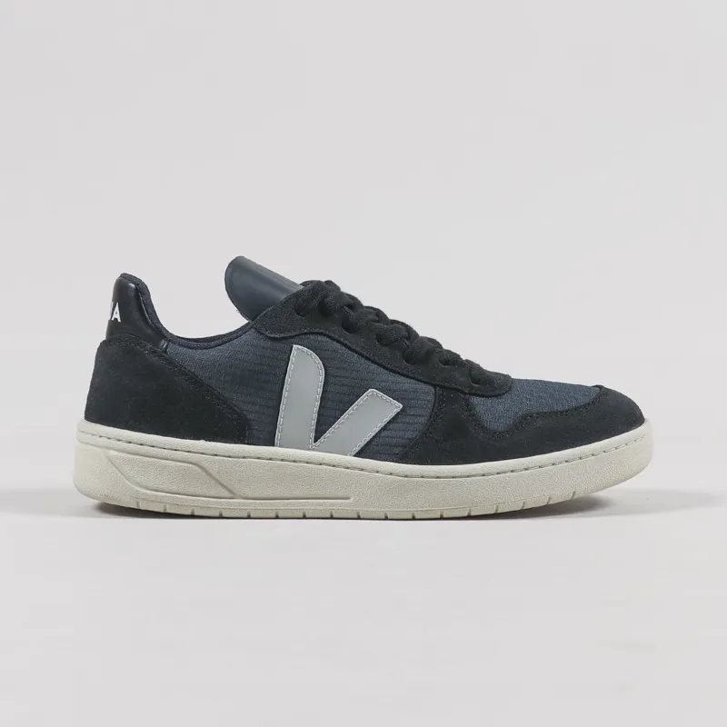 Veja V-10 Ripstop Shoes Nautico Oxford Grey Black-4